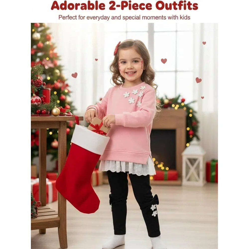 Adorable Cute Toddler Baby Girl Clothing 2pcs Outfits